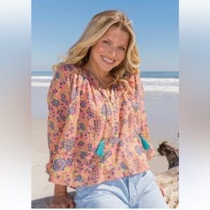 NWT NATURAL LIFE SUMMER TOP XS